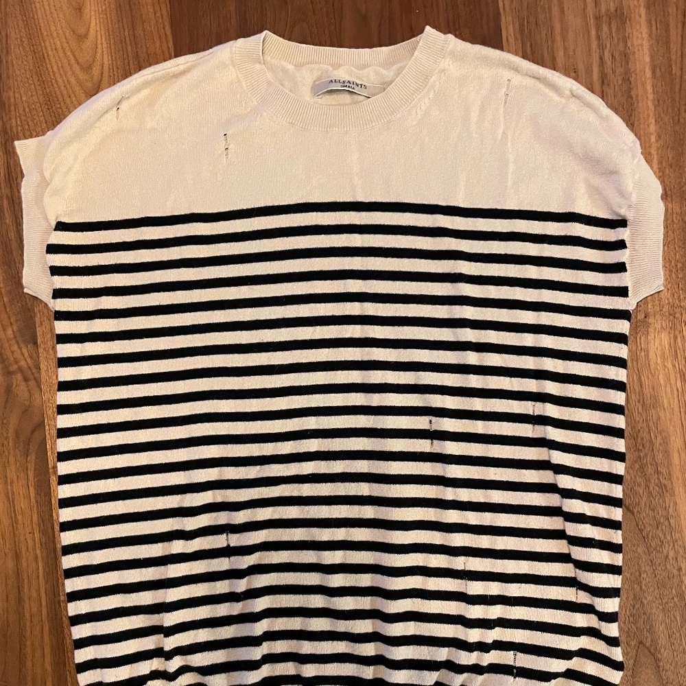 All Saints Striped Sweater